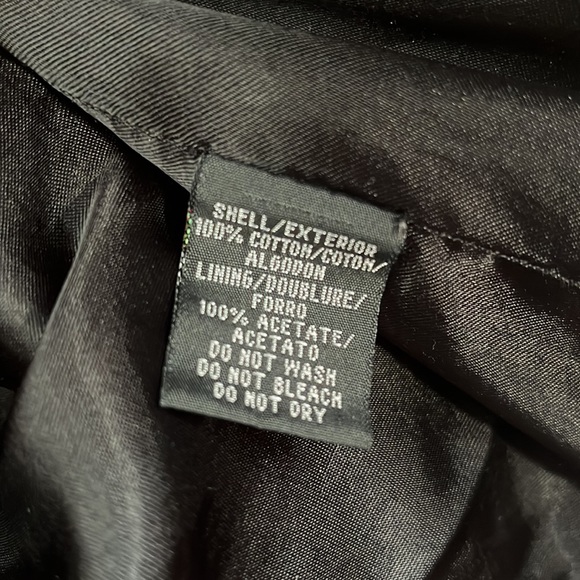 Kenneth Cole New York Cotton Single Button Blazer Jacket in Blue Black - Picture 4 of 4